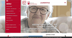 Desktop Screenshot of laurentius.pl